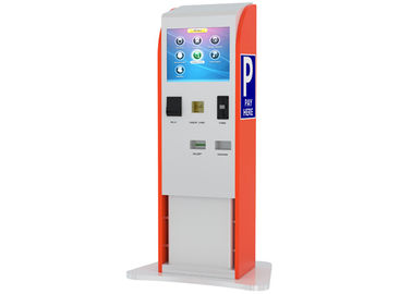 Le fatture/monete/carte hanno accettato il chiosco dei supporti del touch screen per il pagamento di parcheggio dell'interno