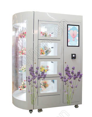 Mazzo Rose Flores Smart Card Payment di Mini Mart Flower Vending Lockers Machine