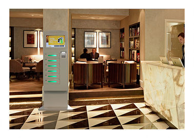 Self service ettichettante delle stazioni di carico del telefono cellulare di WIFI del touch screen per il club del ristorante del caffè di Antivari del casinò