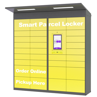 Sistema automatico dell'armadio della stazione del pacchetto con la lingua su ordinazione per il corriere Company Delivery