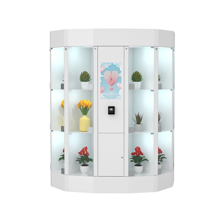 Fiore a 22 pollici del touch screen che vende armadio con il sistema di raffreddamento del frigorifero
