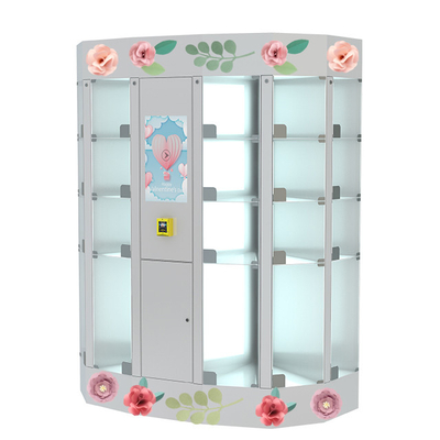 Distributore automatico del fiore fresco del mazzo con l'armadio refrigerato touch screen interattivo 22Inch