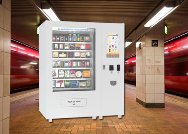 Distributore automatico del chiosco dei prodotti del bagno della lozione del corpo per l'hotel, touch screen a 22 pollici
