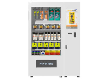 Distributore automatico LCD a 22 pollici dei rossetti dei prodotti di bellezza dell'esposizione grande con il sistema dell'elevatore