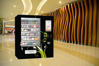 Distributore automatico dello spuntino di Bill Credit Card Payment Food della moneta con la piattaforma e la pubblicità a distanza