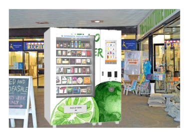 Distributore automatico fresco dell'alimento della macedonia, distributore automatico del nastro trasportatore con ascensore