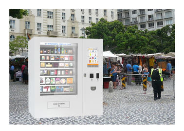Distributore automatico della bevanda dell'acqua del caffè dello spuntino con il touch screen di pubblicità