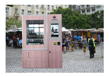 Mini distributore automatico del vino del mercato di Winnsen con il sistema dell'ascensore dell'elevatore, touch screen a 22 pollici