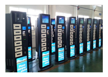 Barre pubbliche dei casinò del dispositivo mobile di chiosco della stazione di carico con lo schermo a 19 pollici di LCD di pubblicità