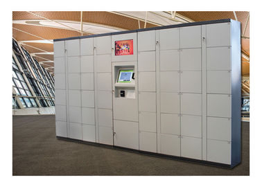 Armadi di bagagli elettronici astuti utilizzati aeroporto del Governo con la recinzione d'acciaio