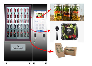 Armadio sano di vendita dell'alimento, distributore automatico dell'insalata con il sistema telecomandato