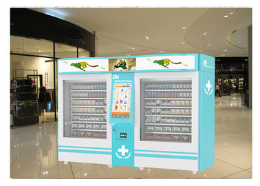 Distributore automatico all'aperto dell'interno della medicina della droga dell'ascensore dell'elevatore con la pubblicità dello schermo