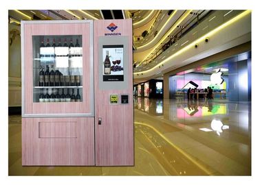 Distributore automatico automatico della bottiglia del vino rosso dell'elevatore con il sistema di trasportatore e dell'ascensore
