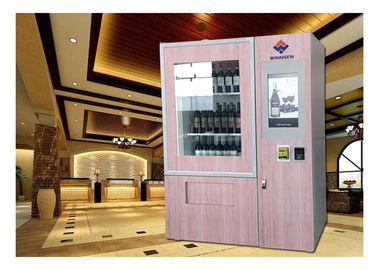 Distributore automatico automatico della bottiglia del vino rosso dell'elevatore con il sistema di trasportatore e dell'ascensore