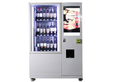 Distributore automatico del vino della bottiglia del nastro trasportatore dell'hotel con il sistema dell'elevatore nel luogo pubblico