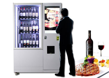 Sollevi il distributore automatico refrigerato del vino, chiosco di vendita della birra di Champagne