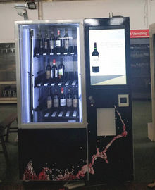 Chiosco fresco del distributore automatico dei vini per il supermercato con il touch screen a 55 pollici