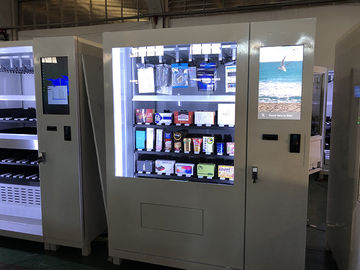 Distributori automatici automatici della latta Refrigerated fatti di acciaio affidabile con l'elevatore per il bigné di frutti delle verdure dell'alimento