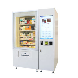 distributore automatico robot combinato astuto con il sistema dell'ascensore per il bigné dei sushi dell'insalata del panino dell'alimento fresco con il forno a microonde