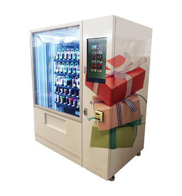 Opzione dell'interno combinata di pagamento di Non tocco del touch screen del distributore automatico della bottiglia di vetro delle verdure di insalata grande