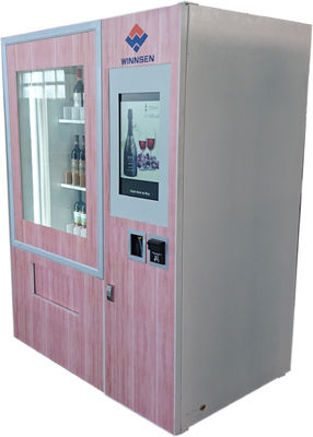 Distributore automatico del vino rosso con 22&quot; touch screen ed elevatore di pubblicità