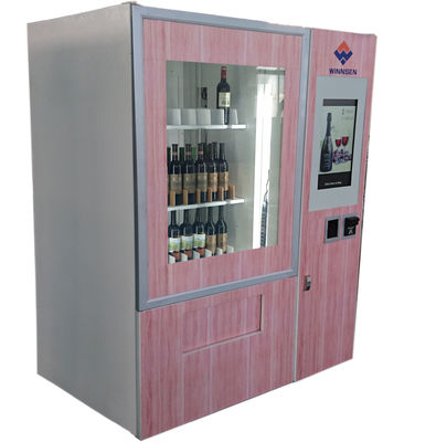 Distributore automatico del vino rosso con 22&quot; touch screen ed elevatore di pubblicità