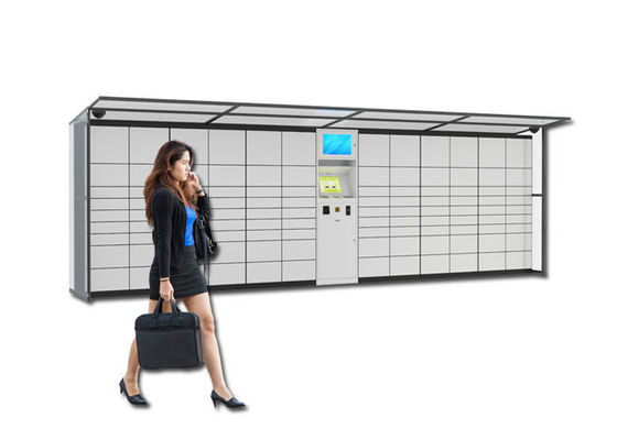 Armadio elettronico di immagazzinamento nei bagagli dell'aeroporto di codice di Pin di Smart con il pagamento della carta e la piattaforma della gestione remota