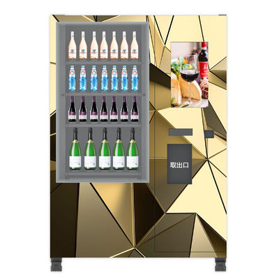 La bottiglia beve il distributore automatico del vino, distributore automatico fresco dell'insalata con il sistema telecomandato