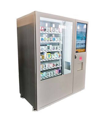 Piccolo distributore automatico del farmaco delle bottiglie dell'ospedale con la funzione a distanza dell'aggiornamento di informazioni