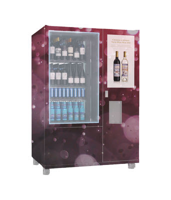 Pubblicità del sistema Champagne Vending Machine Remote Platform dell'elevatore del trasportatore