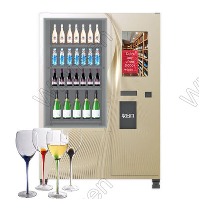 Multi distributore automatico astuto del vino di lingua con l'elevatore del frigorifero