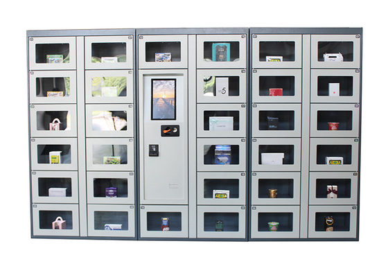 Distributore automatico di raffreddamento del fiore dell'armadio da vendere vendita astuta del micron regolabile di temperatura con il touch screen
