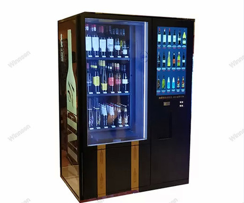 Verifica astuta di Champagne Wine Vending Machine Age del frigorifero di pagamento