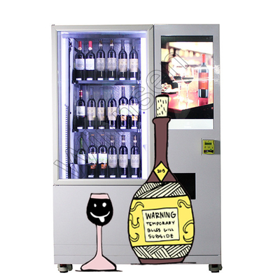 Distributore automatico combinato del vino di Android con il pagamento della carta