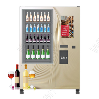 Verifica astuta di Champagne Wine Vending Machine Age del frigorifero di pagamento