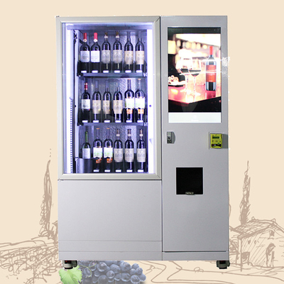 Distributore automatico del whiskey della bottiglia di birra del vino rosso con il sistema dell'ascensore dell'elevatore