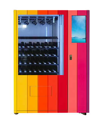 Distributore automatico della bottiglia dell'insalata con il lettore di schede del sistema dell'elevatore di pagamento del QR Code