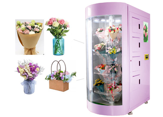 24 ore del fiorista di Fresh Flower Station di distributore automatico con telecomando