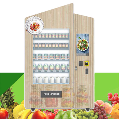 Alimento sano fresco del distributore automatico della macedonia con il sistema dell'ascensore dell'elevatore