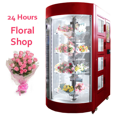 Il distributore automatico della consegna del fiore fresco ha conservato Rose Carnation Jasmine