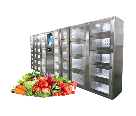 Servizio intelligente del touch screen della macchina vendente di verdure 18,5 dell'armadio dell'alimento»