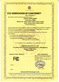 Porcellana Winnsen Industry Co., Ltd. Certificazioni