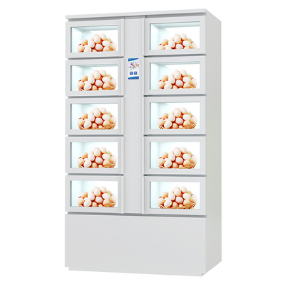 L'armadio del distributore automatico dell'uovo nel sistema di raffreddamento del frigorifero può essere personalizzato