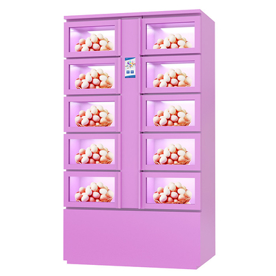L'armadio del distributore automatico dell'uovo nel sistema di raffreddamento del frigorifero può essere personalizzato