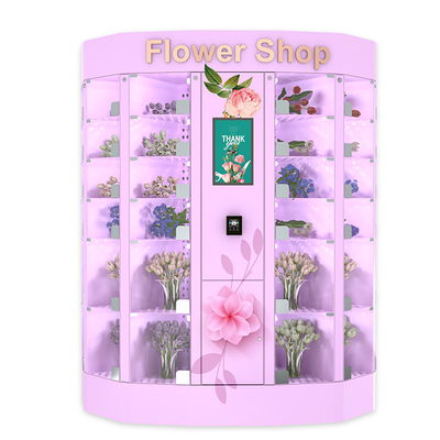 Armadio robot di vendita del fiore di tocco della scatola a 19 pollici con telecomando