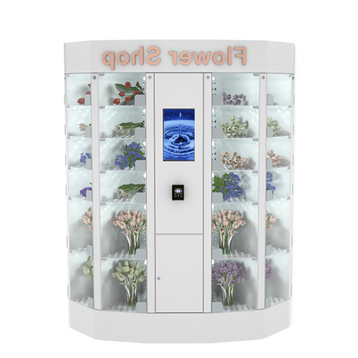 Il distributore automatico dell'armadio del fiore fresco 240V con refrigera il sistema di raffreddamento