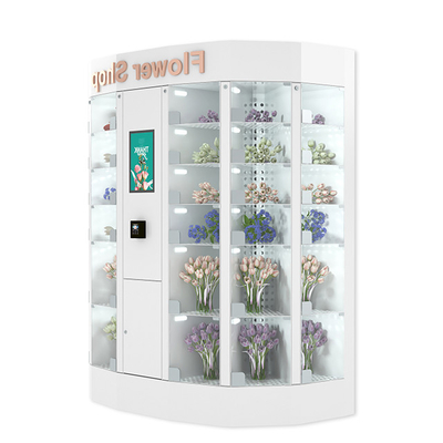 Mazzo di compera online del fiore che vende la macchina telecomandata della raccolta dell'armadio