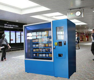 Chiosco dei distributori automatici della scatola di pranzo delle tagliatelle dell'alimento istantaneo con la microonda ed il pagamento con carta di credito