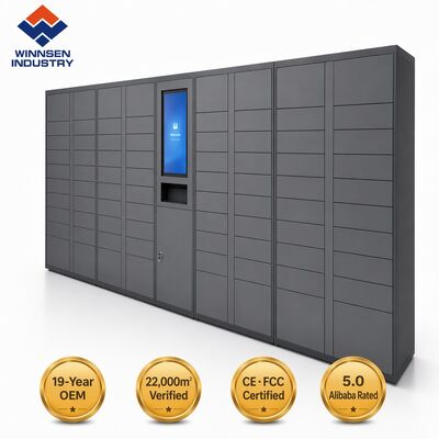 Qualità Locker per pacchi intelligenti per lavoratori di fabbrica con sistema operativo Android e gestione remota basata sul cloud fabbrica