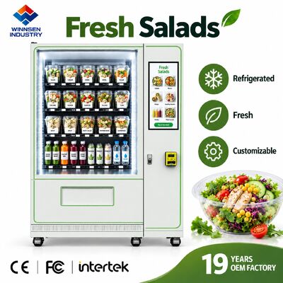 Qualità Winnsen Custom OEM ODM Vending Machine per l'insalata Bianco Nero Colore Opzioni di progettazione del logo fabbrica